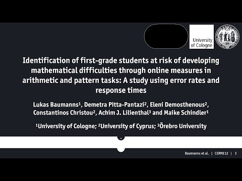 Identification of first-grade students at risk