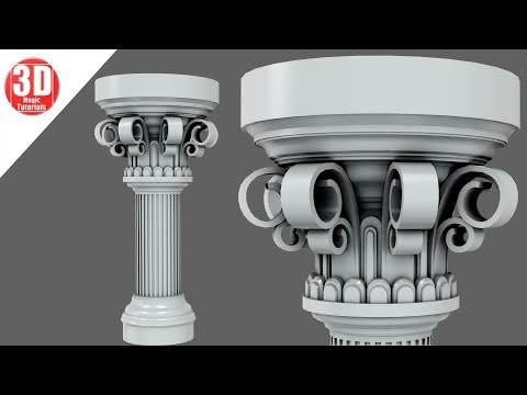 How to Model a Pillar in Blender 2.82