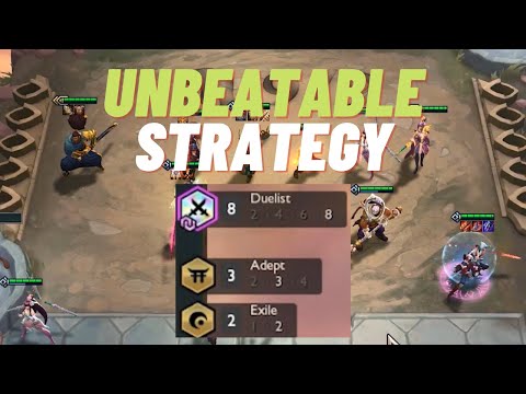 8 DUELIST + 3 ADEPT + 2 EXILE - TFT Teamfight Tactics BEST RANKED GUIDE 11.8 Strategy Set UNBEATABLE