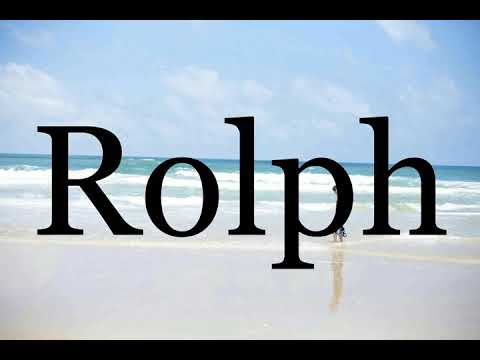 How To Pronounce Rolph🌈🌈🌈🌈🌈🌈Pronunciation Of Rolph