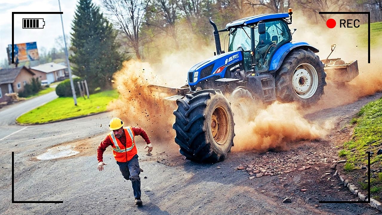 كارثة وراء كارثة! عمال يرتكبون أخطاء لا تُصدق أمام الكاميرا!
