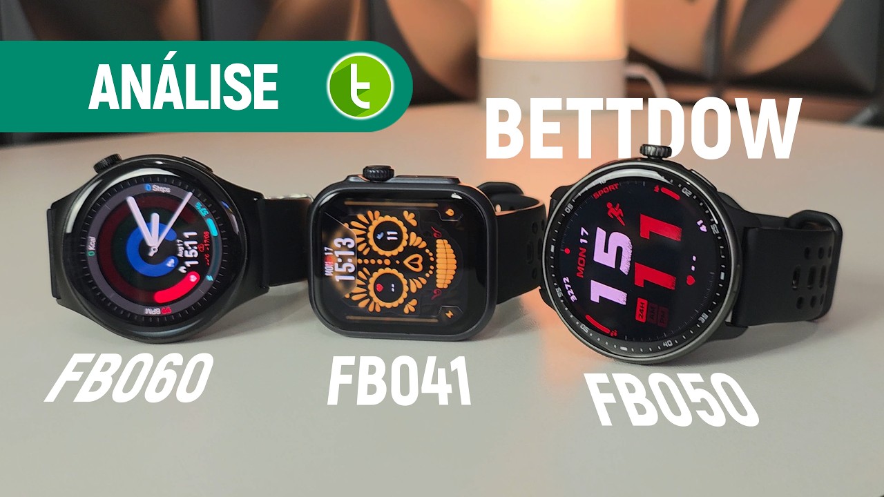 Miniatura da avaliação em vídeo de Smartwatch BETTDOW GPS 1,85 Polegadas AMOLED