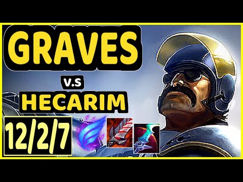 MAXLORE (GRAVES) vs HECARIM - 12/2/7 KDA JUNGLE CHALLENGER GAMEPLAY - EUW