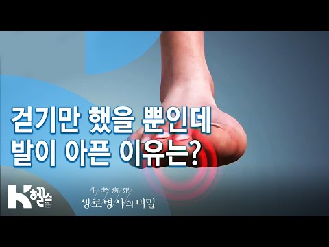 걷기만 했을뿐인데  발이 아픈이유