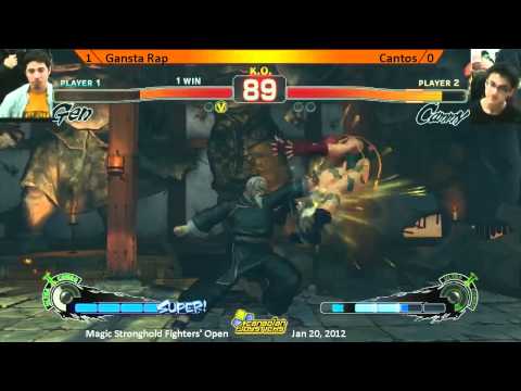 Cantos vs Gansta Rap - SSF4AE Singles - Magic Stronghold Fighters' Open