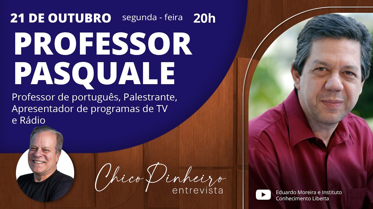 CHICO PINHEIRO ENTREVISTA PROFESSOR PASQUALE - 21/10/24