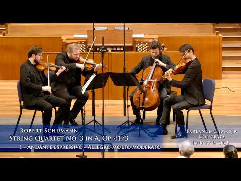 Goldmund String Quartet - Robert Schumann’s Quartet No. 3 in A, Op. 42, No. 3