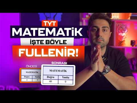 TYT Matematik 0'dan Nasıl Halledilir? - Derece Öğrencisinden Taktikler! #yks #tyt #matematik