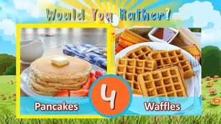 Would you Rather? Breakfast Edition | Brain Break | Kids Movement Activity |  PhonicsMan Fitness