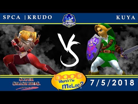 DWTM? 2 SSBM - SPCA | Krudo (Sheik) vs Kuya (Link) - Melee Singles