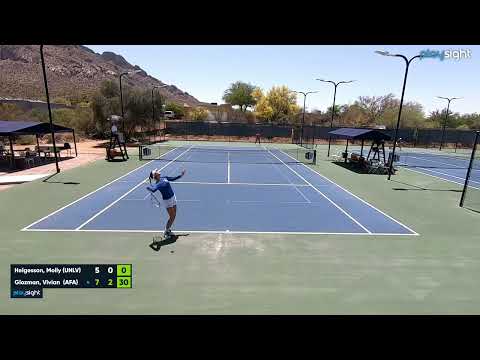Vivian Glozman v Molly Helgesson - AF v UNLV (match incomplete)