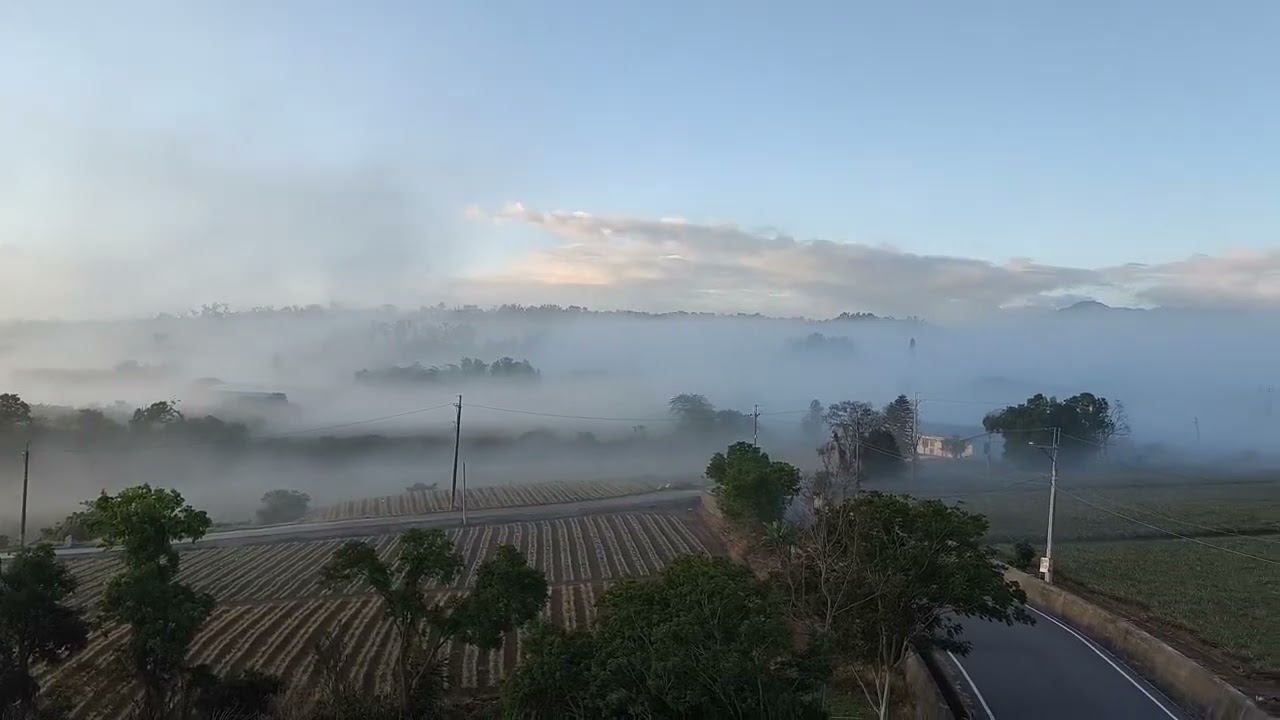 五色鳥民宿冬天的清晨