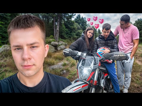 Młody się zakochał i musiał zdać test enduro😂 JML EN 250i PRO z homologacją EURO 5+ enduro