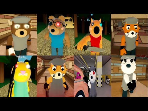 Beary, Foxy, Kitty, Pandy vs Tsp Jumpscare - Roblox Piggy Book 2