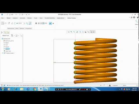 SPRING IN CREO 4.0/3.0/2.0