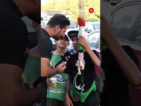شاهد بالفيديو.. اني طالع من بيتي بهذه الراية لحد كربلاء !  #shorts