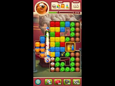 Toon Blast Level 7028 - NO BOOSTERS 🐻🐺🐱 | SKILLGAMING ✔️