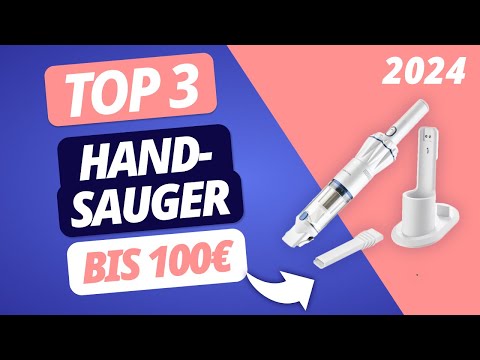 Die BESTEN HANDSTAUBSAUGER 2024 bis 100 Euro | TOP 3 Modelle im VERGLEICH