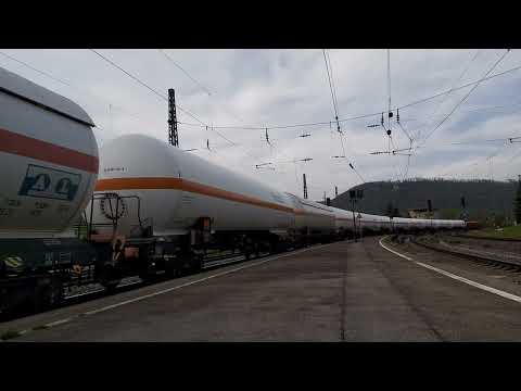 120 145 WRS mit Gaszug und Schublok in Geislingen an der Steige