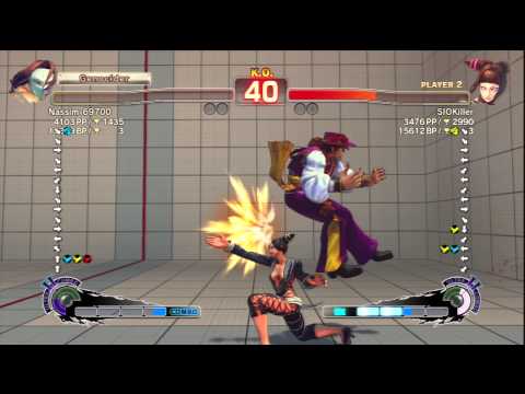 Nassim-69700 (Vega) Vs SIOKiller (Juri) SSF4 AE Ranked Matches - PSN
