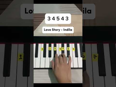 Love Story - Indila | easy tutorial #pianotutorial #lovestory #indila