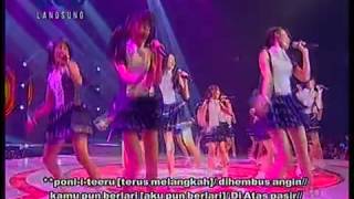 JKT48 - Ponytail To Shushu+Lyric @ Mega Konser JKT48 RCTI 2012-07-17