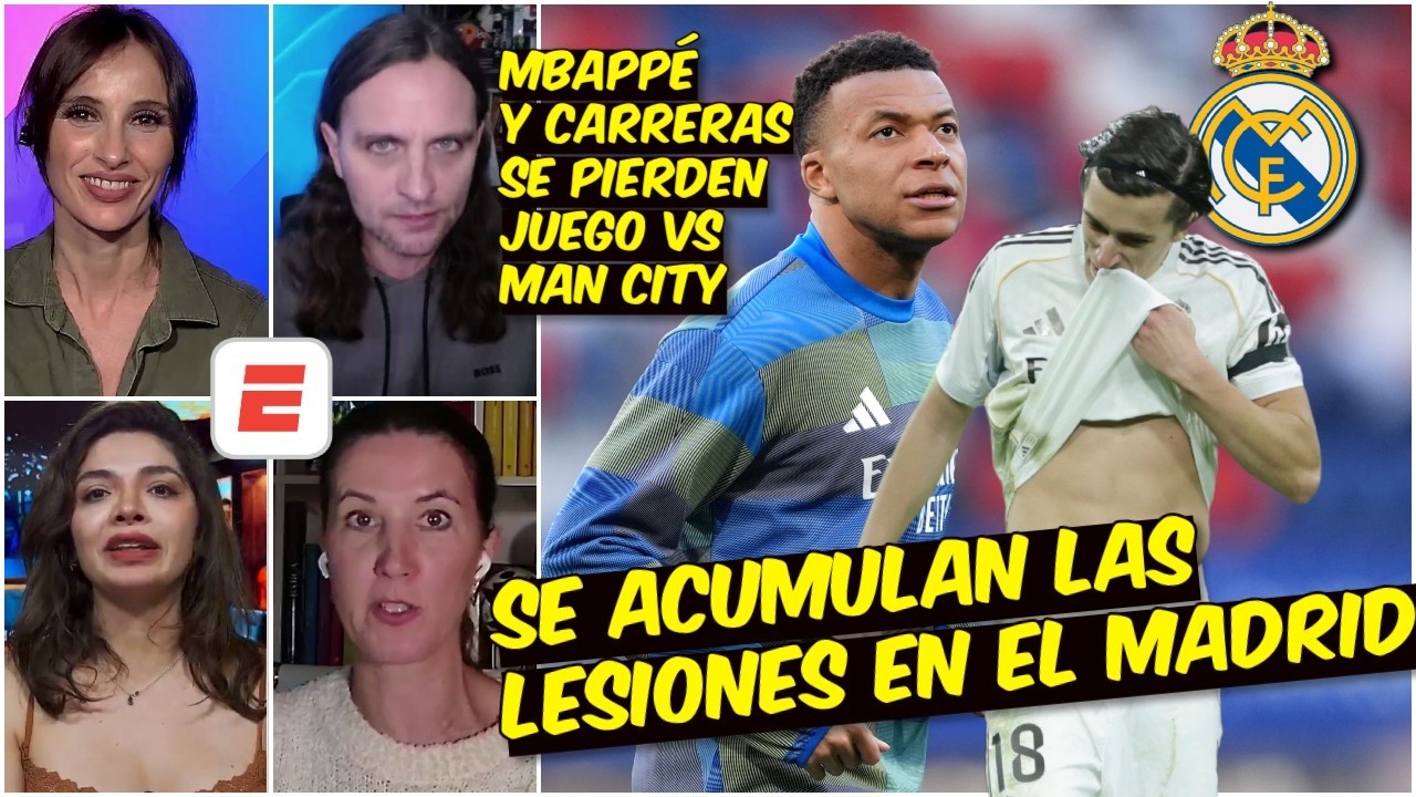 MBAPPÉ NO LLEGA para el juego del REAL MADRID vs MANCHESTER CITY y PIERDEN a Carreras | Exclusivos