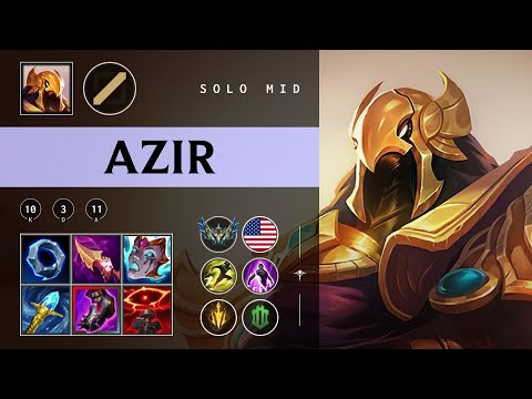 Azir Mid vs Akali - NA Challenger Patch 25.24