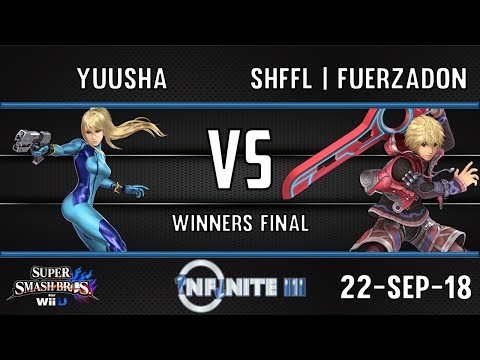 INFINITE 3 SSB4 - YUUSHA (ZZS) VS SHFFL | FUERZADON (SHULK) - WINNERS FINAL