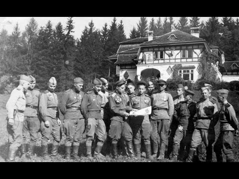 "СОЛНЦЕ СКРЫЛОСЬ ЗА ГОРОЮ"... (Фото-архив 1941-45 гг.) - Поют Владимир Бунчиков и Владимир Нечаев)