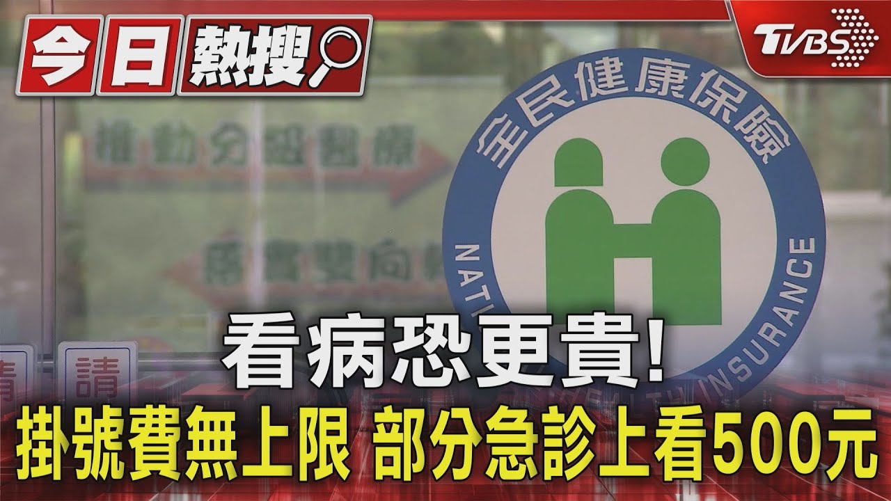 看病恐更貴！掛號費無上限　部分急診上看500元