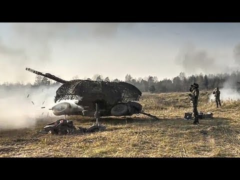 Romanian Anti-Aircraft Gun: Oerlikon GDF 35mm Twin Cannon Live Fire