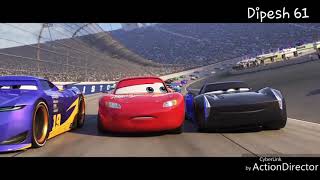 Cars 3  McQueen Accident Scene in Hindi