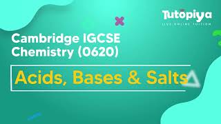 The Characteristics Properties of Acids and Bases