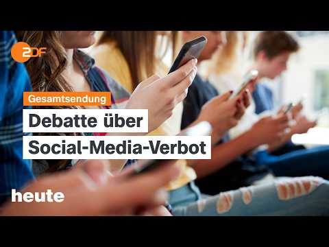heute 19:00 Uhr vom 17.02.2026 Social-Media-Verbot in Deutschland, Atomverhandlung Iran und USA