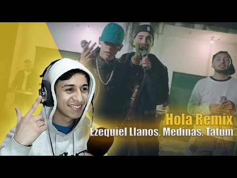 CHILENO REACCIONA A Ezequiel Llanos, Medinas, Tatum - Hola Remix (Videoclip Oficial)