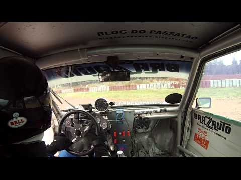 Acidente entre Krug e Callefi, Copa Classic na curva 1 de Tarumã - Onboard Passat Canhão