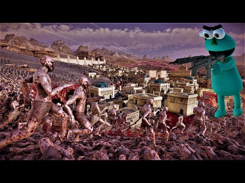 Can 200 Terrorists Save Egypt City From 1 Million Zombies ? l Ultimate Epic battle Simulator 2 UEBS2