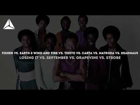 Fisher vs. Earth & Wind and fire vs. Tiesto vs. Deadmau5 - Losing the Strobe [AdinUnited VIP Mashup]