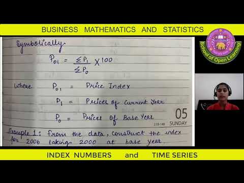 BUSINESS MATHEMATICS AND STATISTICS - BILINGUAL - TIME SERIES, INDEX NUMBER By - GUNEET KAUR