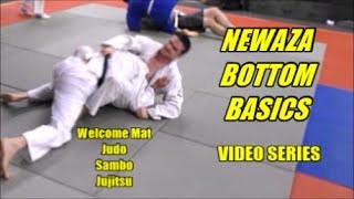 NEWAZA BOTTOM BASICS BOTH FEET TOMOE NAGE ROLLOVER TO JUJI GATAME