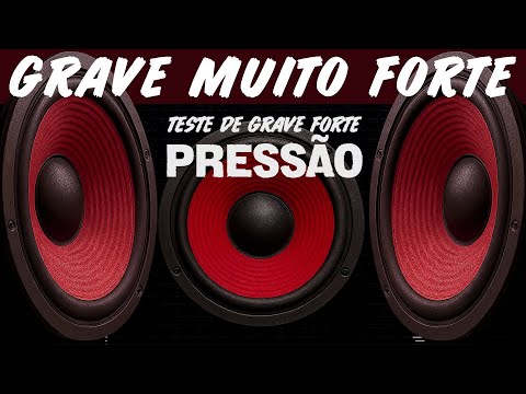 Teste de Grave Forte PRESSÃO | Extreme Bass Test - DJ Fabrício Cesar