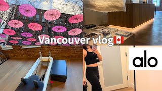 バンクーバーvlog🇨🇦ピラティス/ホールフーズ/お花見🌸