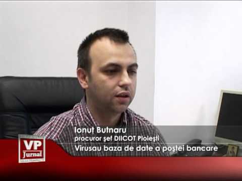 Virusau baza de date a poştei bancare