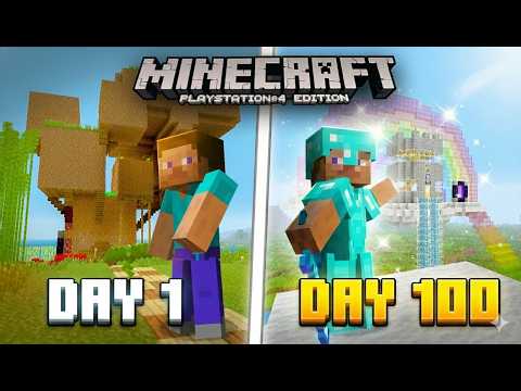 100 Days In Minecraft PS4 Legacy Console Edition