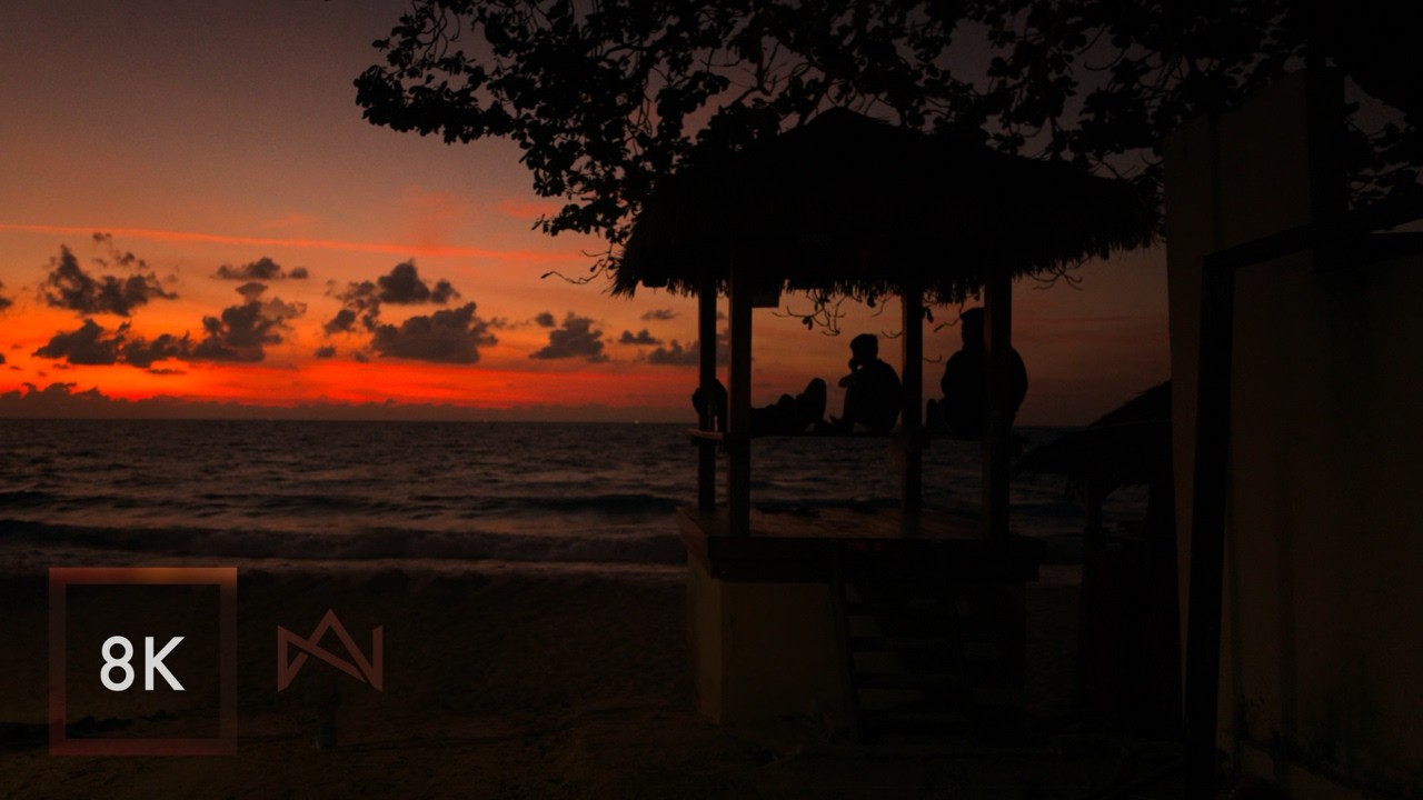 Sunrise Ocean Sounds | Morning Walk on Koh Samui, Thailand, 8K HDR ASMR Binaural Audio