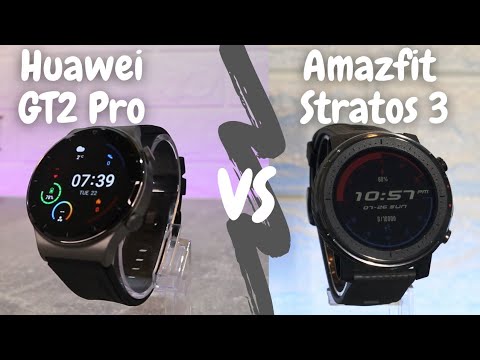 Huawei Watch GT2 Pro VS Amazfit Stratos 3 which is better?