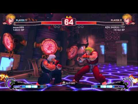 Ichi★ [Ken] vs asyan989 [Ken] SSF4 Japanese Online Ranked Matches - TRUE HIGH-DEF