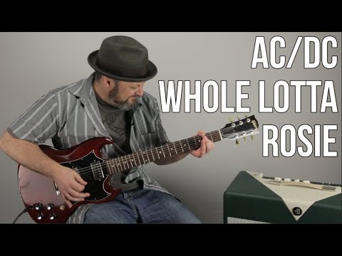 AC/DC Guitar Lesson For "Whole Lotta Rosie"