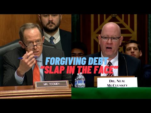 Forgiving debt “slap in the face”, why should machinist ever pay off art history PhD let alone a MD?